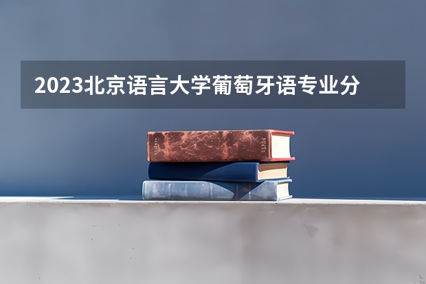2023北京语言大学葡萄牙语专业分数线是多少(历年分数线汇总）
