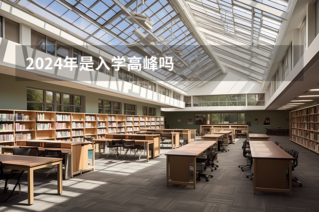 2024年是入学高峰吗