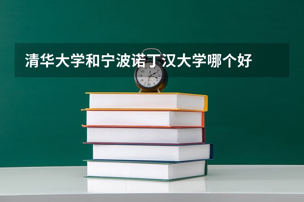 清华大学和宁波诺丁汉大学哪个好