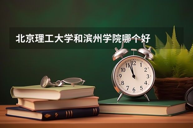 北京理工大学和滨州学院哪个好