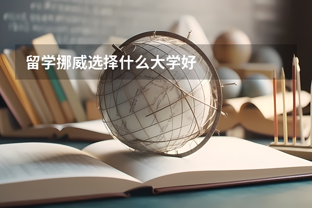 留学挪威选择什么大学好