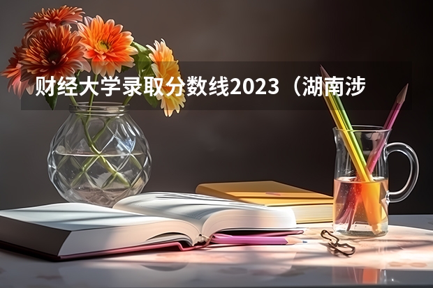财经大学录取分数线2023（湖南涉外经济学院2023录取分数线）