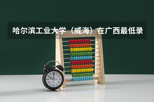 哈尔滨工业大学（威海）在广西最低录取分数线是多少