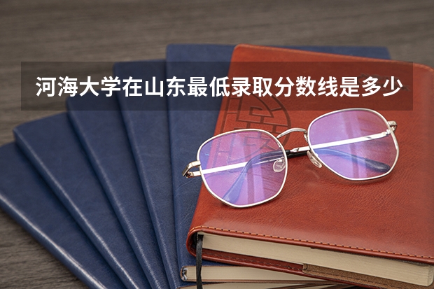 河海大学在山东最低录取分数线是多少