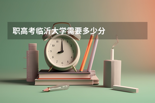 职高考临沂大学需要多少分