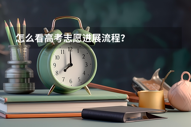 怎么看高考志愿进展流程？