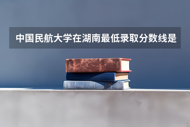 中国民航大学在湖南最低录取分数线是多少