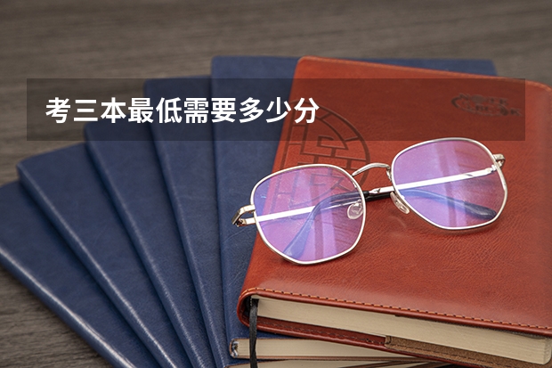 考三本最低需要多少分