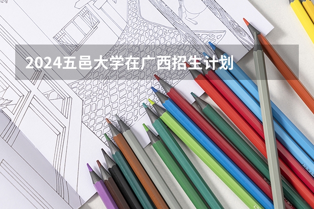 2024五邑大学在广西招生计划