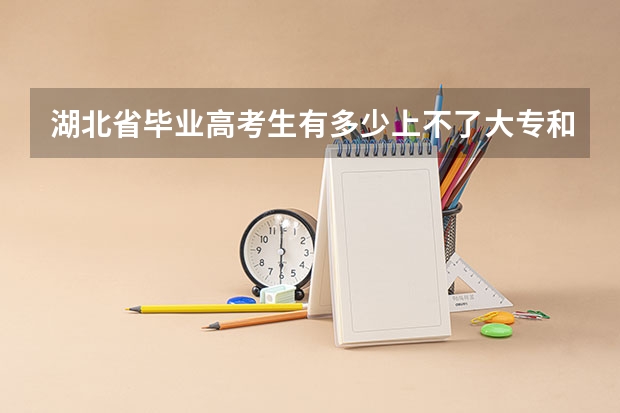 湖北省毕业高考生有多少上不了大专和大学？