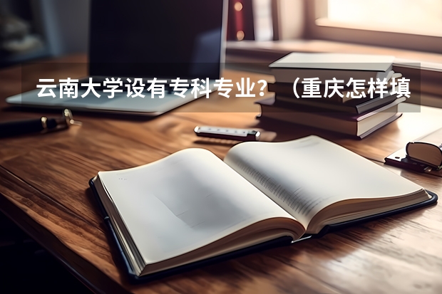 云南大学设有专科专业？（重庆怎样填二次征集志愿啊）