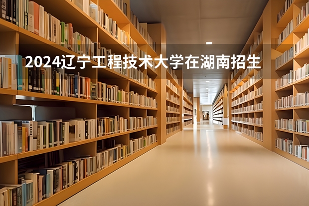 2024辽宁工程技术大学在湖南招生计划
