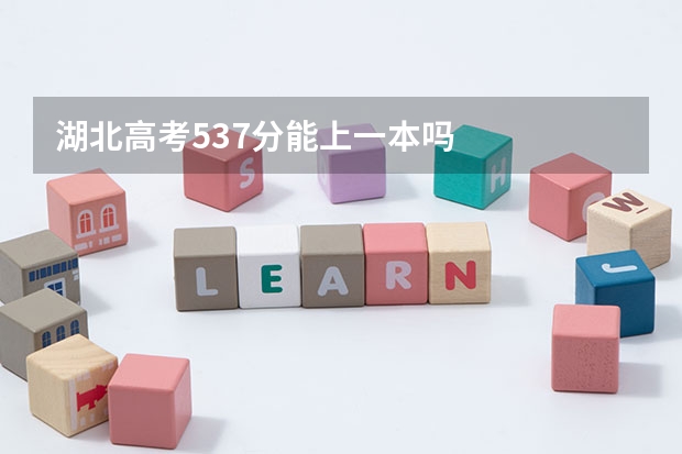 湖北高考537分能上一本吗