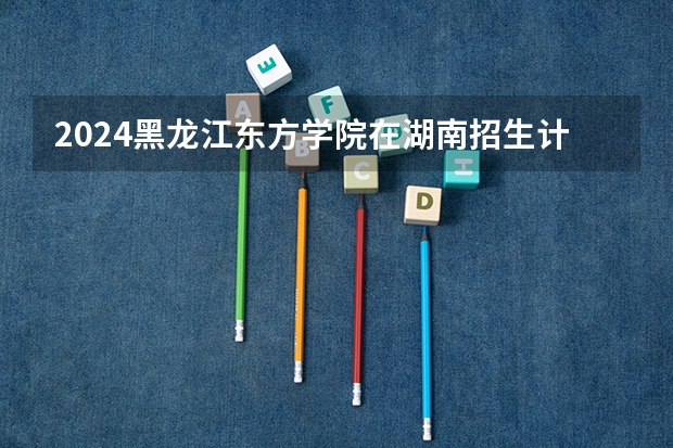 2024黑龙江东方学院在湖南招生计划