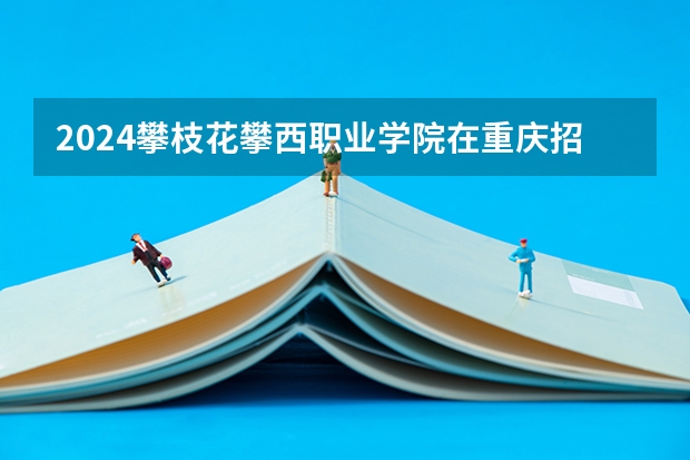 2024攀枝花攀西职业学院在重庆招生计划