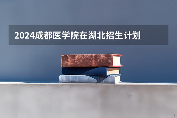 2024成都医学院在湖北招生计划