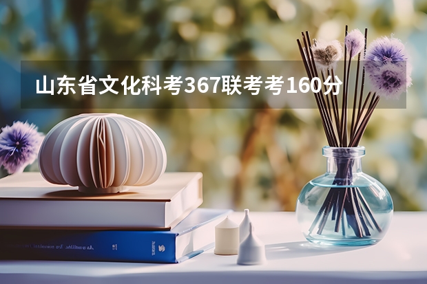 山东省文化科考367联考考160分能报考二本吗比如...