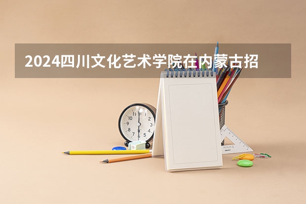 2024四川文化艺术学院在内蒙古招生计划