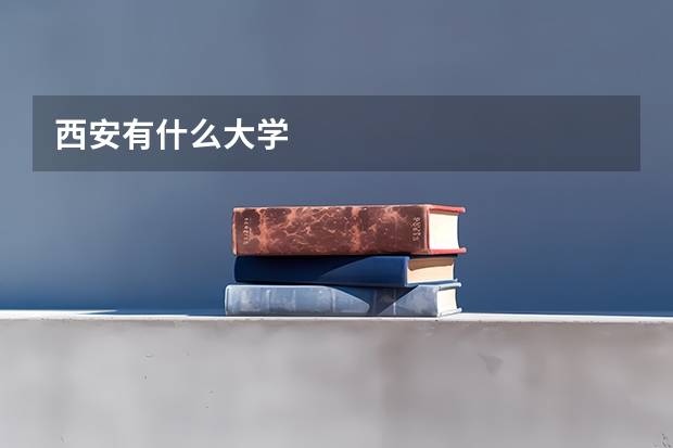西安有什么大学