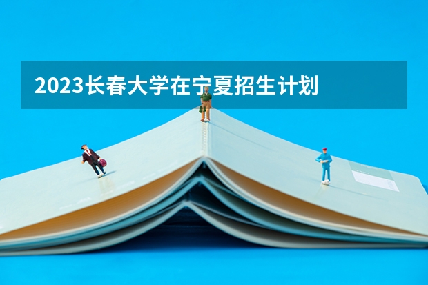 2023长春大学在宁夏招生计划