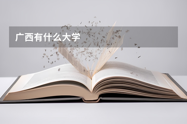 广西有什么大学
