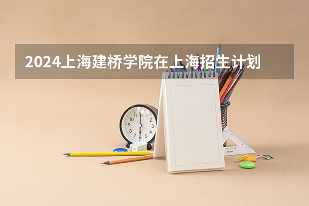 2024上海建桥学院在上海招生计划