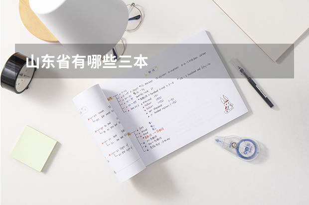 山东省有哪些三本