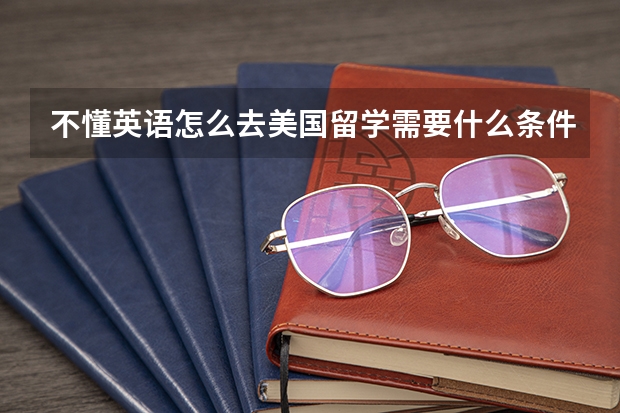 不懂英语怎么去美国留学需要什么条件