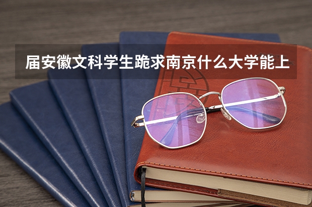届安徽文科学生跪求南京什么大学能上