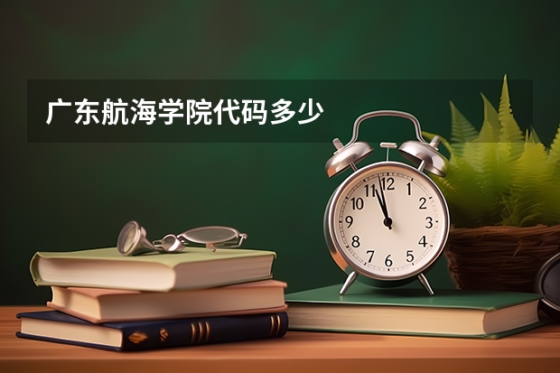 广东航海学院代码多少