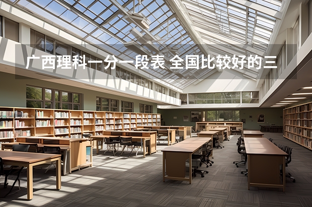 广西理科一分一段表 全国比较好的三本院校