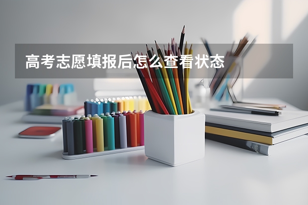 高考志愿填报后怎么查看状态