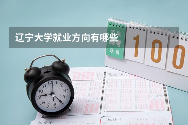 辽宁大学就业方向有哪些