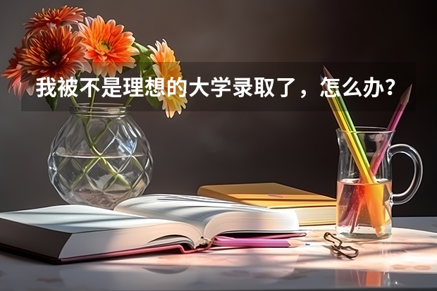 我被不是理想的大学录取了，怎么办？