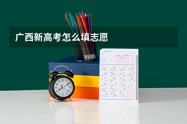 广西新高考怎么填志愿