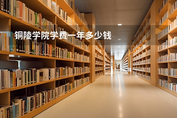 铜陵学院学费一年多少钱