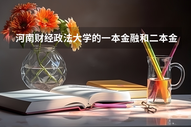 河南财经政法大学的一本金融和二本金融有什么区别么