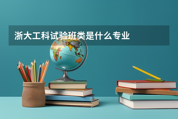 浙大工科试验班类是什么专业