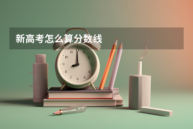 新高考怎么算分数线