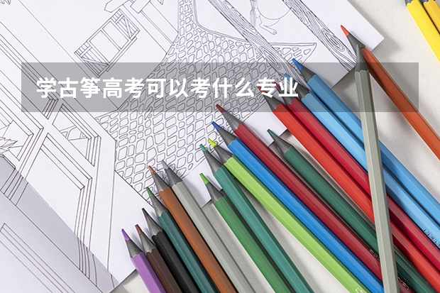 学古筝高考可以考什么专业