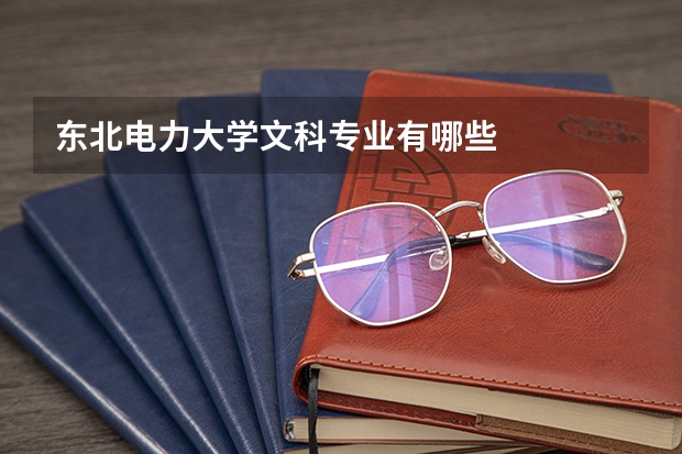 东北电力大学文科专业有哪些