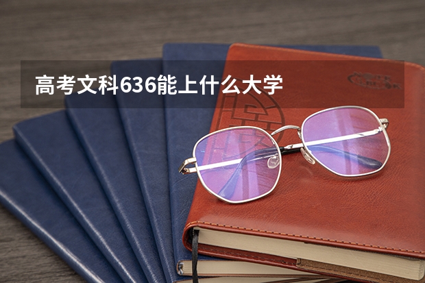 高考文科636能上什么大学