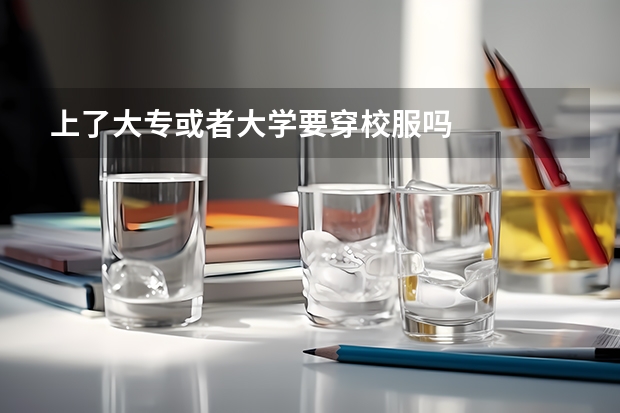 上了大专或者大学要穿校服吗