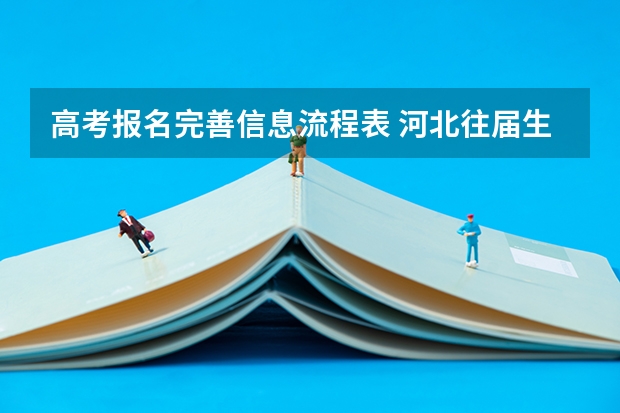高考报名完善信息流程表 河北往届生高考报名流程