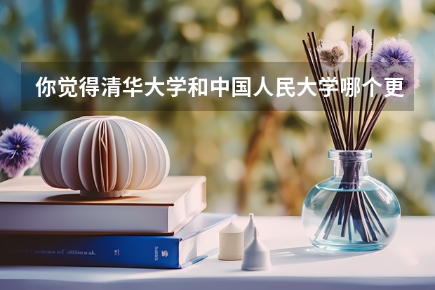 你觉得清华大学和中国人民大学哪个更好？清华大学和中国人民大学哪