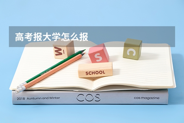 高考报大学怎么报