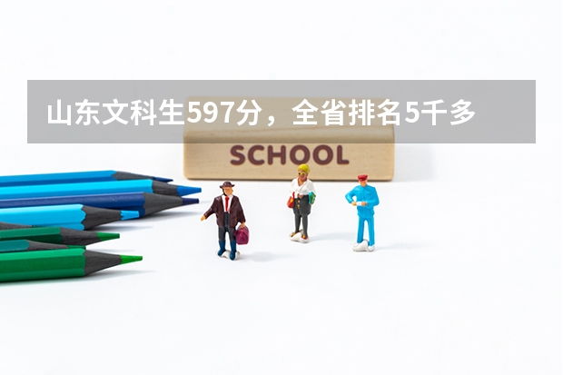 山东文科生597分，全省排名5千多名，有可以报的211，985大学吗
