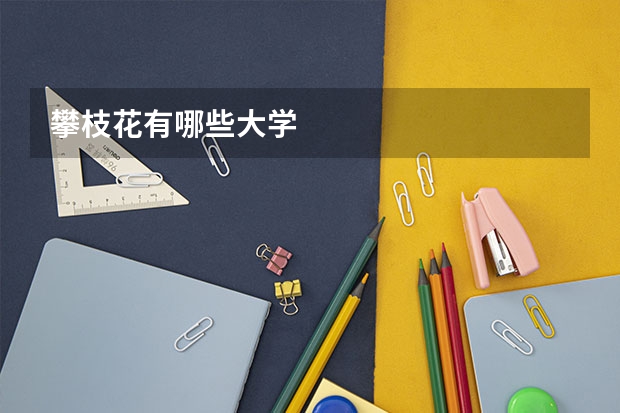 攀枝花有哪些大学