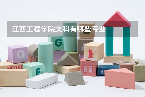 江西工程学院文科有哪些专业