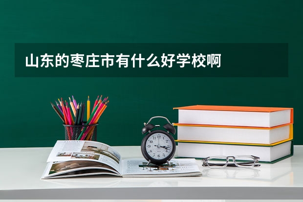 山东的枣庄市有什么好学校啊